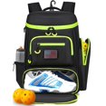 thumbnail image 1 of Mochila Grande para Pickleball HAMBOLY para Hombre y Mujer con Enfriador Negra, 1 of 6