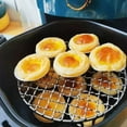 thumbnail image 6 of 2Pcs Round Cooling Rack for Baking Sheet for Versatile Cooking Rack Steamer Rack BBQ, 6 of 7