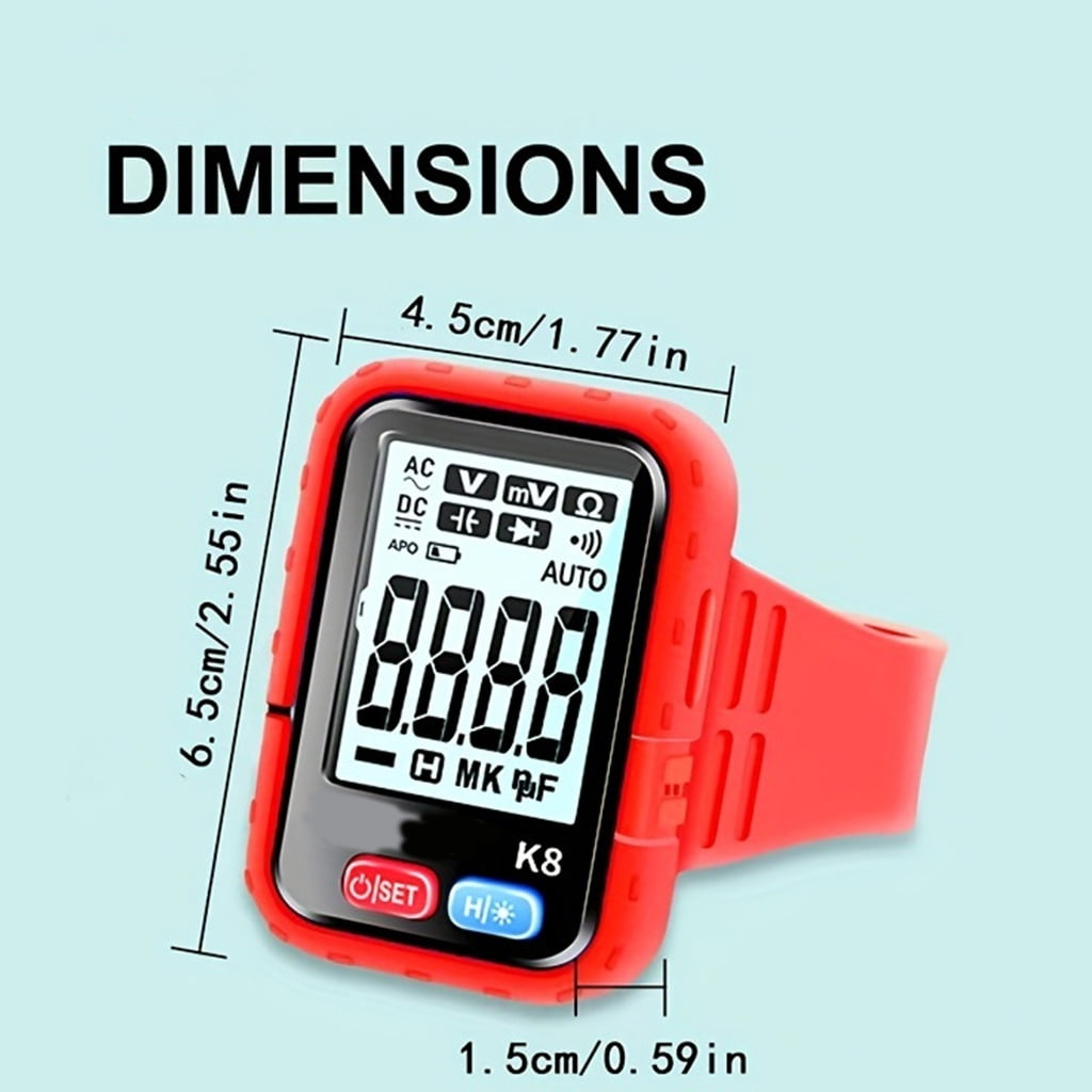 Professional Digital Multimeter With Capacitance Frequency Duty Cycle Testing Functions For Electronics Repair
