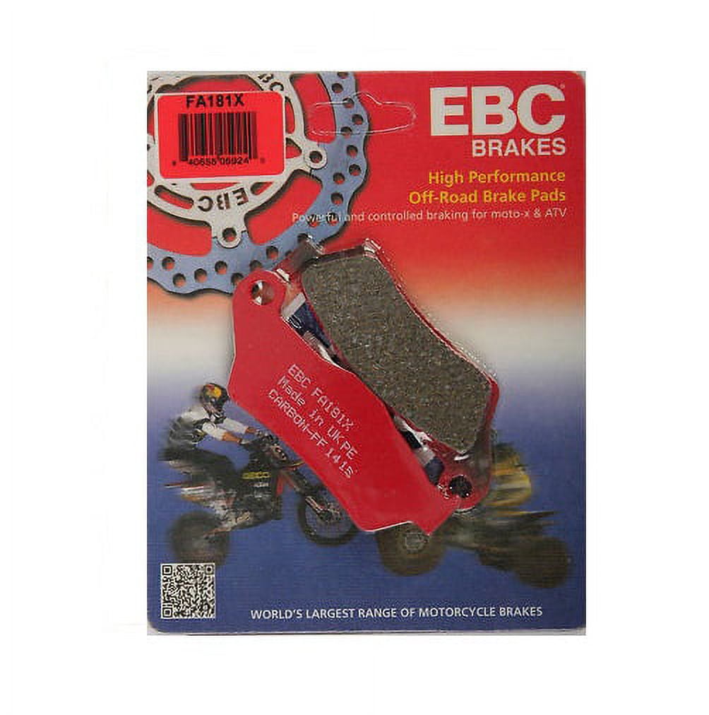 EBC Brakes FA72 Disc Brake Pad Set - High Performance Replacement Brake Shoes For Vehicles & ATVs