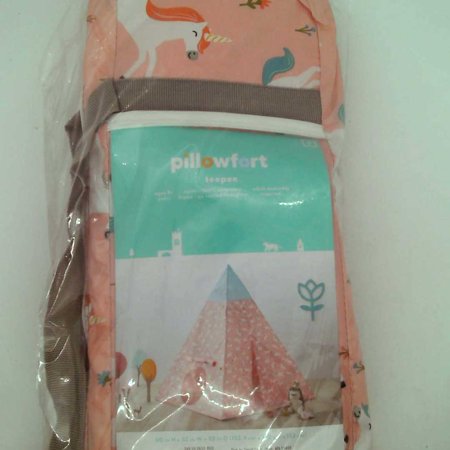 Pillowfort Kids Teepee - Pink and Blue Unicorns