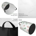thumbnail image 5 of YFYANG Waterproof Laundry Hamper, Flower Leaves Pattern Laundry Basket Oxford Fabric with Handle Foldable, M, 5 of 8