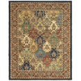 thumbnail image 1 of Safavieh Heritage Collection HG911A Handmade Traditional Oriental Multi and Burgundy Wool Area Rug (8' x 10'), 1 of 3