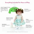 thumbnail image 4 of “Froggy Girl” – Muñeca Reborn Realista de 22” con Cabello Rojo Enraizado, Ojos Verdes y Cuerpo Completo de Vinilo, 4 of 7