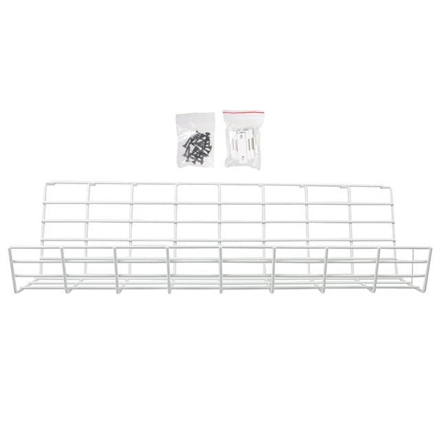 Weiweiguan 1pc Under Desk Cable Management Rack Compact Cable Organizer Storage Rack