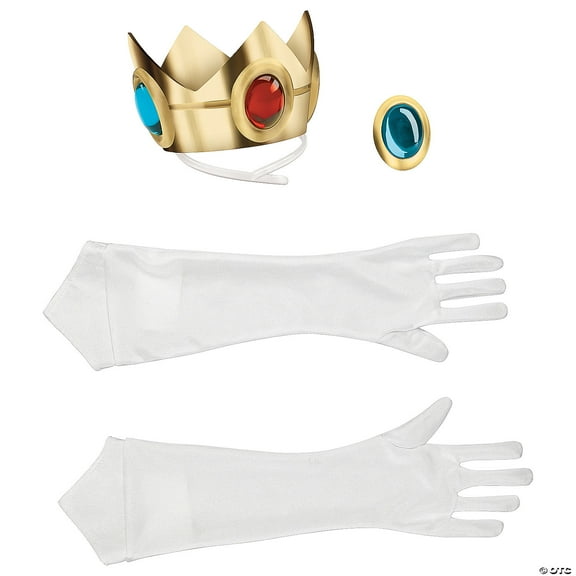 Super Mario Bros. Princess Peach Halloween Costume Accessories, (2 Pieces)