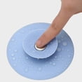 thumbnail image 2 of Silicone Sink Strainer Set - 3 Pack Bathroom Drain Cover Odor-Proof Rebound Saucer for Kitchen and Bathroom Anti-Clog Protection, 2 of 5