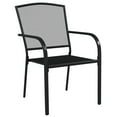 thumbnail image 4 of vidaXL Garden Dining Set Anthracite Steel (e-coated and powder-coated), 4 of 6