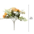 thumbnail image 2 of Wadada Silk Peonies Artificial Fake Flowers Bouquet for Rustic Home Decoration, Floral Bridal Bouquets Wedding Arrangement Table Centerpieces Faux Flower Indoor Decor Plants Props (Orange), 2 of 8