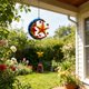 thumbnail image 4 of Campana de viento metálica para decoración de jardín exterior | Adorno colgante de hierro forjado | Campana de viento para patio, balcón o porche, 4 of 6