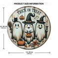 thumbnail image 2 of WHEANG Halloween Pumpkin Wooden Round Sign Creative Decorative Sign (11.8*11.8 Inch), 2 of 4