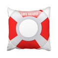 thumbnail image 1 of RYLABLUE Square Throw Pillow Covers Vintage Ring Buoy Round Simple Pattern Pillowcases Polyester 18 X 18 Inch With Hidden Zipper Home Sofa Cushion Decorative Pillowcase, 1 of 1