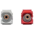 thumbnail image 2 of Tripp Lite RCA Female Audio to Screw Terminal Keystone Jack Kit, Red/White, 2 of 5