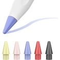 thumbnail image 1 of PINHEN 5 Pack Tips for Apple Pencil 1st/2nd Generation/USB-C, No Wear Out Precise Control Apple Pencil Replacement Tips Nibs iPencil Tips for iPad Pro/Air/Mini Pencil, Multi Color, 1 of 7