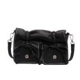 thumbnail image 1 of Bolso Hobo Embrague Bandolera Cgtredaw Cuero PU Correa Ajustable Multibolsillos, 1 of 9