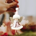 thumbnail image 6 of Christmas Hanging Doll Decorations, Christmas Tree Ornaments, Angelic Girl Doll with for Holiday Decor, Blue White Pink Cloth Stocking Stuffer Gift for Kids, 6 of 7