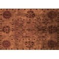 thumbnail image 1 of Ahgly Company Indoor Rectangle Oriental Orange Industrial Area Rugs, 2' x 4', 1 of 4