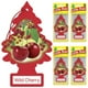 thumbnail image 2 of Ambientador de coche LITTLE TREES Wild Cherry, paquete de 24, 2 of 8