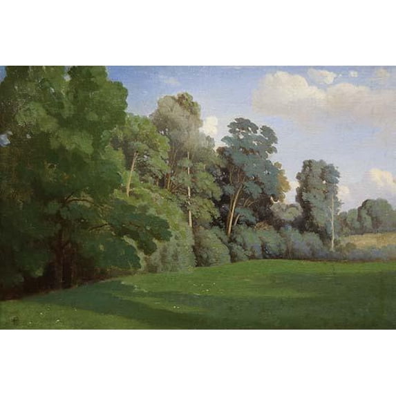 Study of Trees at Mortefontaine-Fine art canvas print (20" x 30")