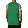 thumbnail image 4 of Men's America 250 Years Tank Top with Patriotic Flag Graphic and Sleeveless Design Featuring Vintage Distressed Print for Independence Day 2026 Green XXXL, 4 of 4