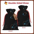 thumbnail image 2 of Rocae Game Time for Christmas Drawstring Linen Gift Bag with Drawstrings Treat Bag Goody Present Bags for Christmas Party Favor-Small, 2 of 9
