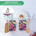 thumbnail image 4 of Yayeee Pot Holders Kitchen Heat Resistant with Pockets 7"x9.8" Cotton Oven Cooking Hot Pads, Ethereal Floral Harmony, 4 of 7
