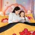 thumbnail image 5 of Manfei Salamander Pattern 7pcs Queen Bedding,Sealife Axolotl Bedding Comforter Set Queen,Black Reversible, 5 of 7