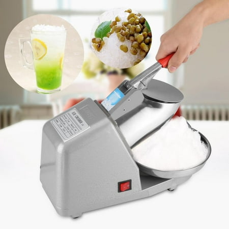 Lv. life Commercial Household Manual Electric Ice Crusher Shaver Machine Snow Cone Maker ,Ice