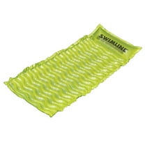 Swim Central 72" Inflatable Lime Green Bubble Swirled Swimming Pool Air Mattress Float