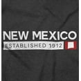 thumbnail image 2 of New Mexico NM Map Shape Established Men's Graphic T Shirt Tees Brisco Brands X, 2 of 6