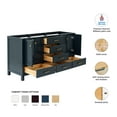 thumbnail image 2 of Ariel Cambridge 66 Inch Double Sink Base Cabinet In Midnight Blue, 2 of 10