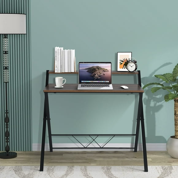 Escritorio de Estudio Mesa de Laptop Marron FurnitureR moderno