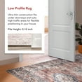 thumbnail image 4 of nuLOOM Desna SpinClean Machine Washable Faded Vintage Area Rug, 2' 6" x 10', Runner, Desna Brick, 4 of 12