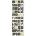 thumbnail image 2 of SAFAVIEH Bella Kalina Checkered Abstract Wool Runner Rug, Grey/Ivory, 2'3" x 9', 2 of 7