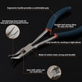 thumbnail image 2 of SPEEDWOX Long Reach Bent Nose Pliers with Serrated Jaws Angled Long Nose Plier Angled Pliers with Cutter Long Reach Plier for Hard to Reach Narrow Spaces Home Repairing Jewerly Making, 2 of 7
