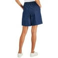 thumbnail image 2 of Karen Scott Womens   Drawstring Short Flat Front Tie-Waist/belted, 2 of 2