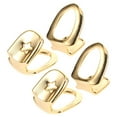 thumbnail image 1 of LOVEVER 4 Pcs Gold-plated Hat Grill Single Tooth Accessories Denture, 1 of 8