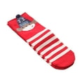 thumbnail image 5 of Teissuly Christmas Decorations Black X Friday 5 pairs of Christmas socks female coral velvet cotton socks red socks Gift, 5 of 9