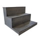 thumbnail image 1 of Expositor de alimentos de madera de 3 niveles, multifuncional, para decoración de fiestas y estilo rústico. Negro, 1 of 9