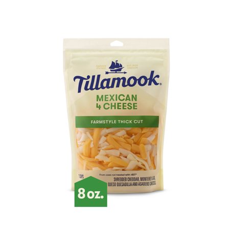Tillamook Shredded Mexican Blend Cheese, 8 Oz
