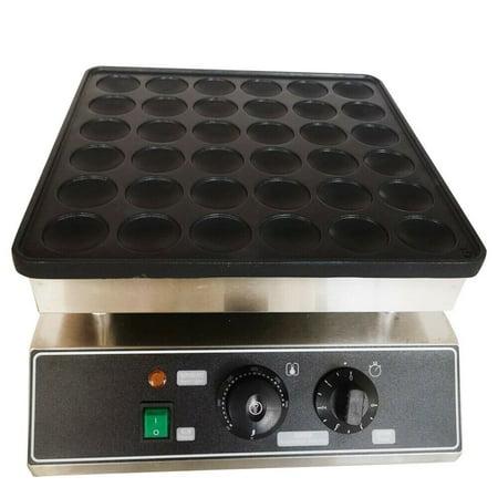 

Waffle Furnace 36 Grid Electric Pancake Maker Stainless Steel Waffle Bread Maker Non-stick Pan Nonstick 36 Holes Electric Mini Dutch Pancakes Maker Baker Machine Commercial Home Electric Waffle Maker