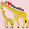 thumbnail image 3 of CafePress - I Love Giraffes Women's Light T Shirt - Women's Classic T-Shirt, 3 of 4