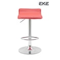 thumbnail image 3 of Bancos Altos Barra 2 Pzs Desayunador Para Cocina Giratorios Rojo EKE Life Home 8174, 3 of 4