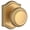 Gold, variant on Baldwin PSTRATAR044 Traditional Passage Door Knob - Brass