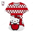 thumbnail image 3 of Hello Kitty Blouse d'Uniforme de Travail à Manches Courtes pour Clinique Dentaire, Vêtements de Médecin, 3 of 7