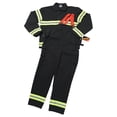 thumbnail image 6 of Clearance Item !!!
Aeromax Jr. Firefighter Gear, Black, Adult Large, Pants, Coat, & Suspenders, Fits 5'8"+ *****HELMET SOLD SEPERATLY*****, 6 of 6