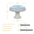 thumbnail image 4 of 4PCS Round Panda Cabinet Fluorescence Knob Glowing in the Dark Furniture Drawer Pulls Handle with Screws, 4 of 5
