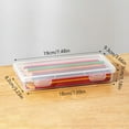 thumbnail image 3 of Under $1, Clear Pencil Box, Clear Plastic Pencil Storage Box, Transparent Drawing Tools Organizer for Artists & Office Supplies, Plastic Pencil Case, Clear by Goohae, 3 of 7