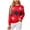 Red, variant on Hueook Cable Knit Sweater Women Sweater Women Women's Christmas Print Long Sleeve Round Neck Sweater Red S