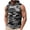 Black, variant on Men's Camo Workout Hooded Tank Tops Sleeveless Gym Training Hoodies Bodybuilding Muscle Cut Off T Shirt